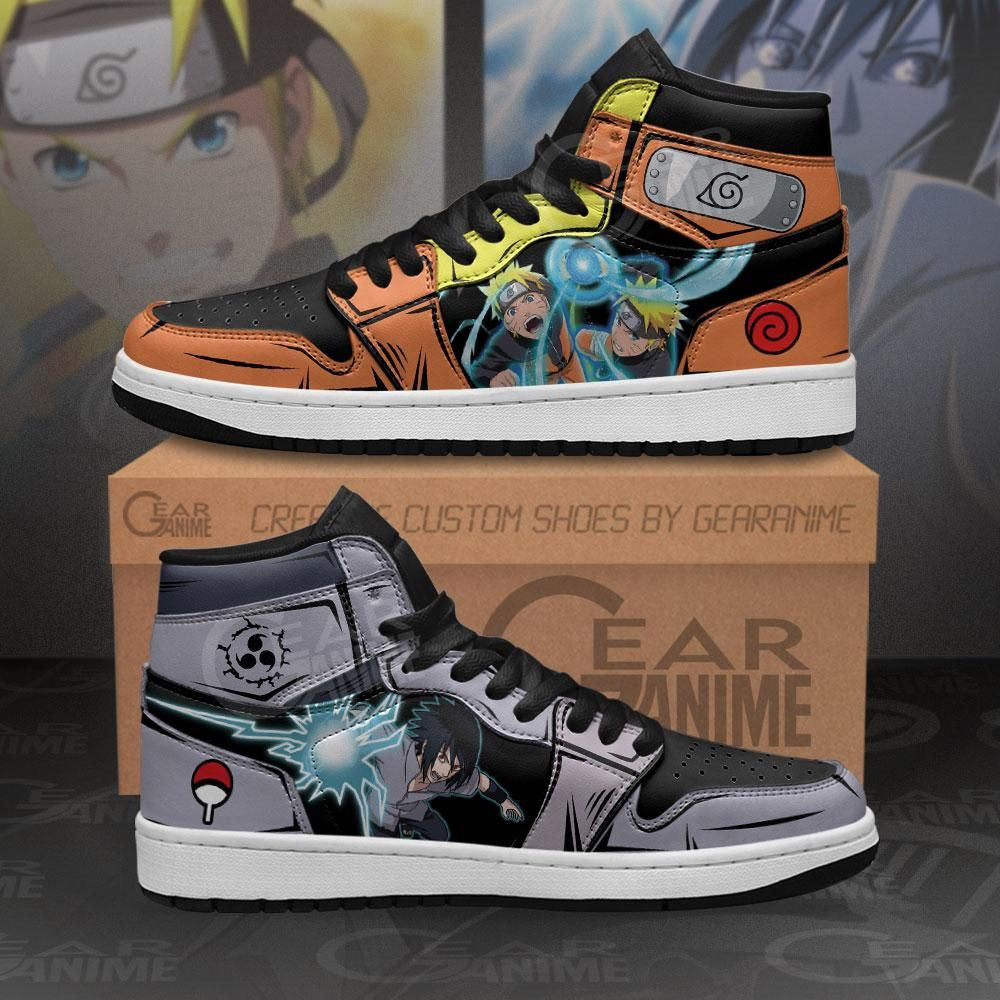Ideafootwear Naruto AJ1 High Sneakers Shoes For Men And Women 14