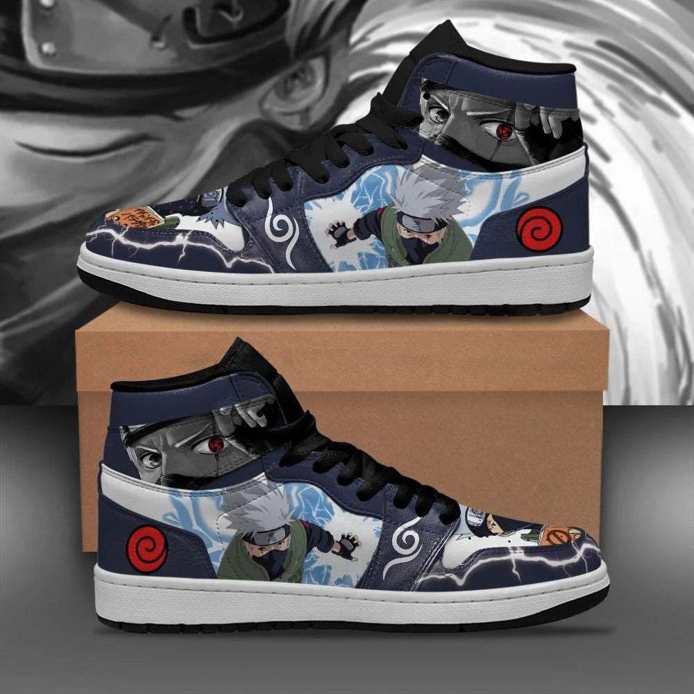 Ideafootwear Naruto AJ1 High Sneakers Shoes For Men And Women 41