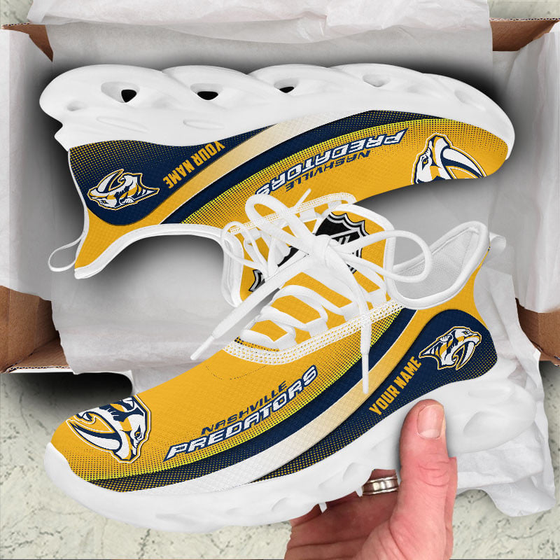 Ideafootwear Nashville Predators Max Soul Shoes Sneakers For Men And Women 1