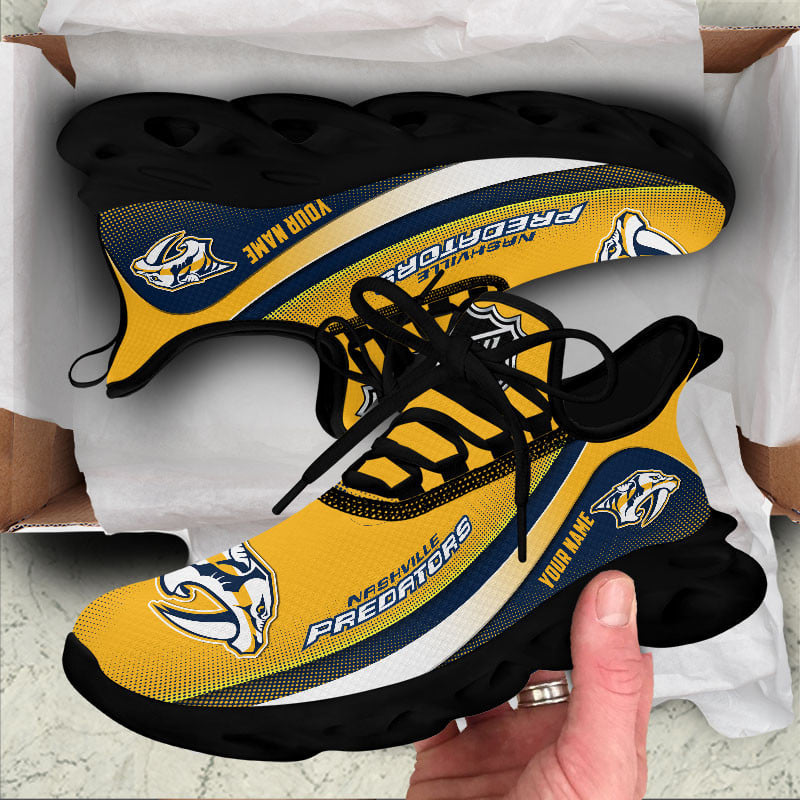 Ideafootwear Nashville Predators Max Soul Shoes Sneakers For Men And Women 1