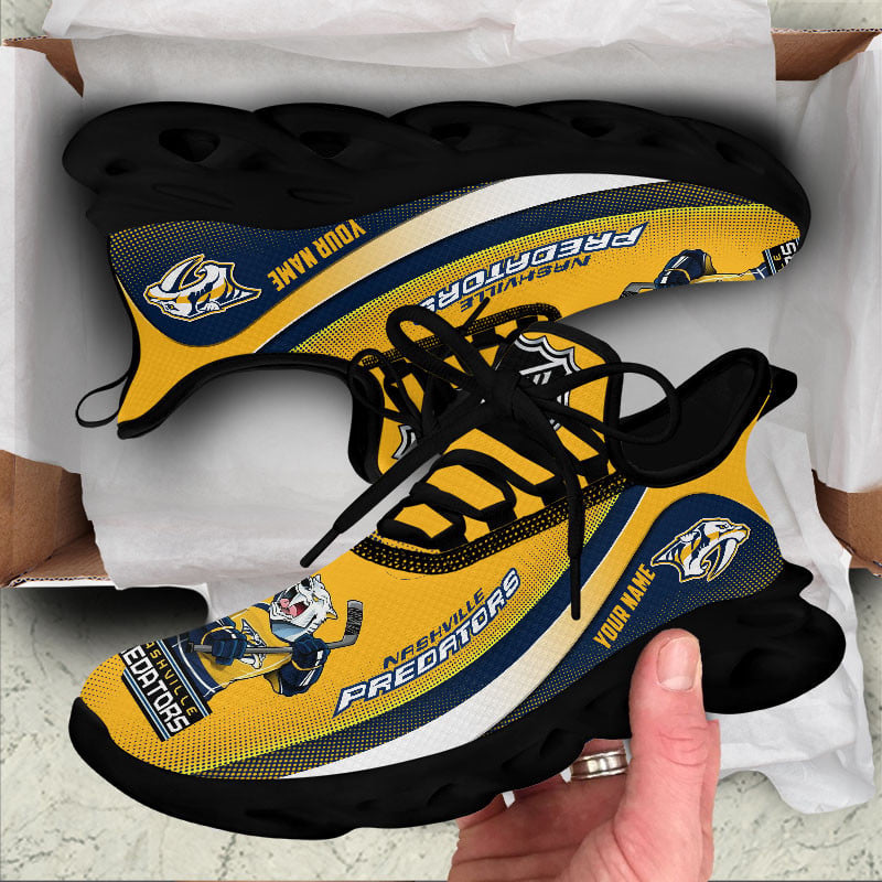 Ideafootwear Nashville Predators Max Soul Shoes Sneakers For Men And Women 2