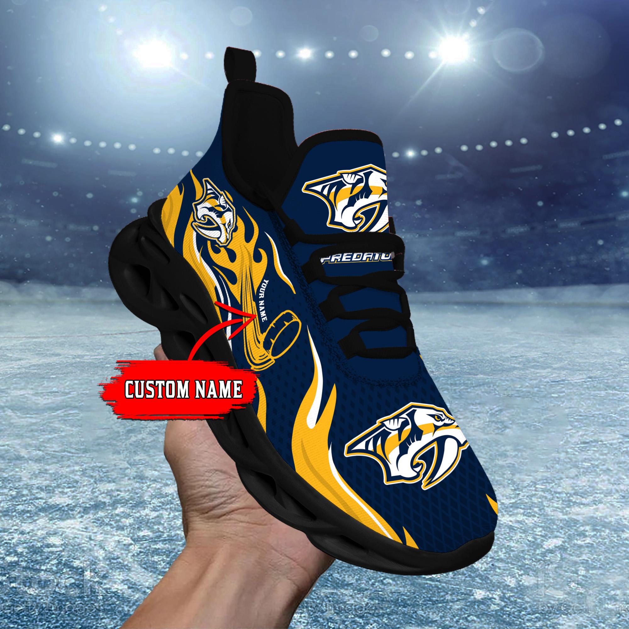 Ideafootwear Nashville Predators Max Soul Shoes Sneakers For Men And Women 3
