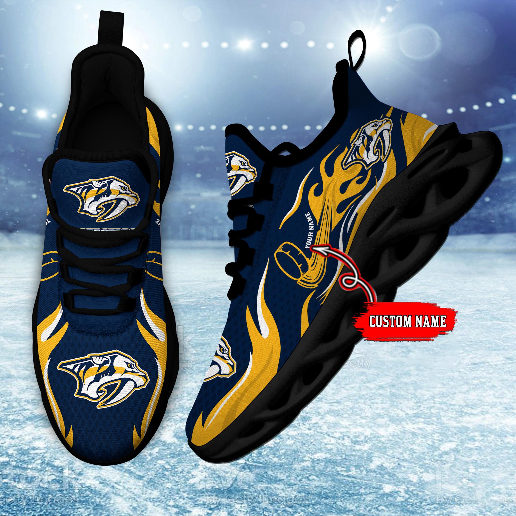 Ideafootwear Nashville Predators Max Soul Shoes Sneakers For Men And Women 3