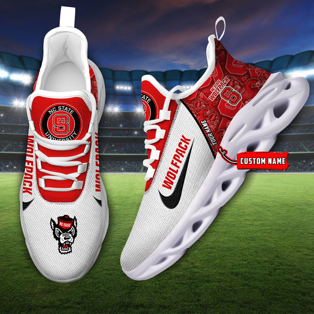 Ideafootwear NC State Wolfpack Max Soul Shoes Sneakers For Men And Women 1