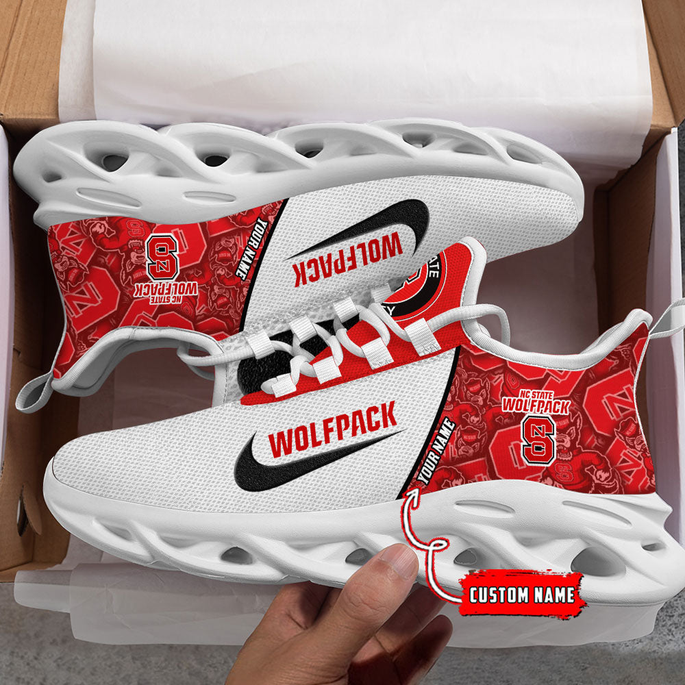 Ideafootwear NC State Wolfpack Max Soul Shoes Sneakers For Men And Women 1