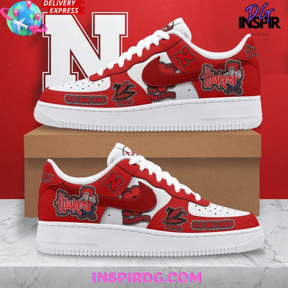 Ideafootwear Nebraska Cornhuskers Air Low-Top Sneakers Shoes For Men And Women 4