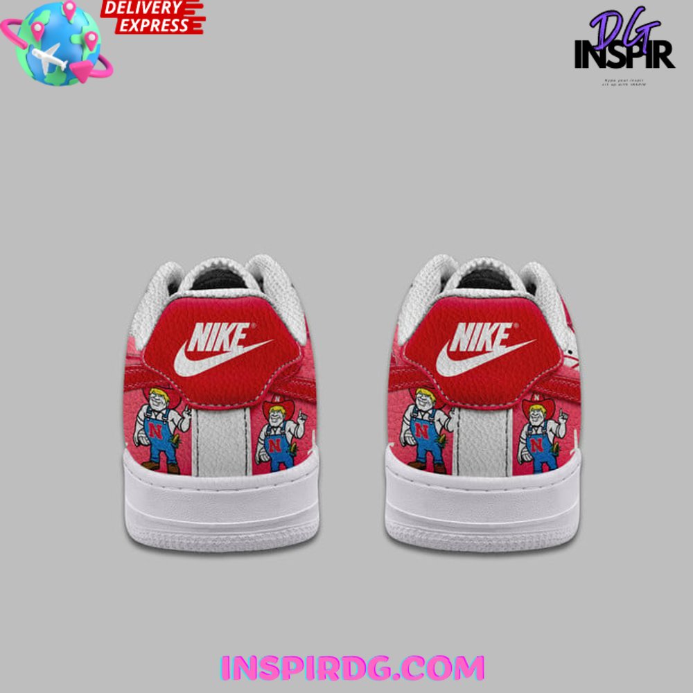 Ideafootwear Nebraska Huskers Air Low-Top Sneakers Shoes For Men And Women 1