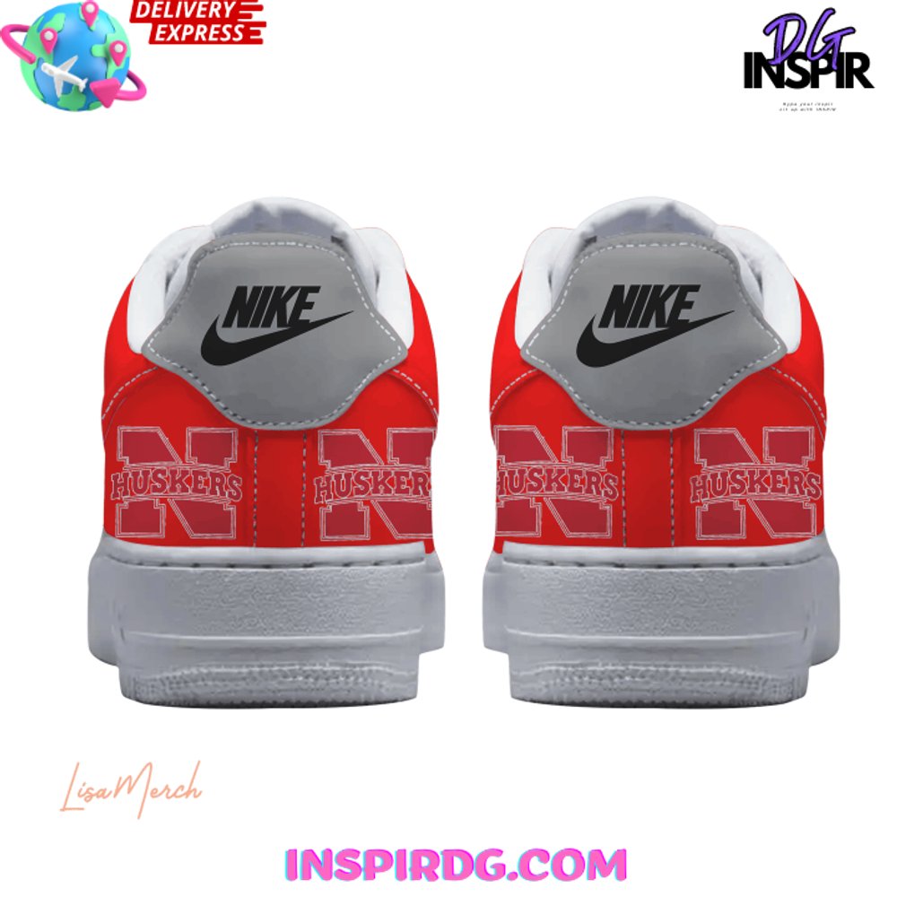 Ideafootwear Nebraska Huskers Air Low-Top Sneakers Shoes For Men And Women 2
