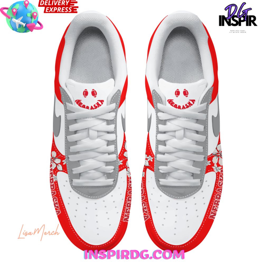 Ideafootwear Nebraska Huskers Air Low-Top Sneakers Shoes For Men And Women 2