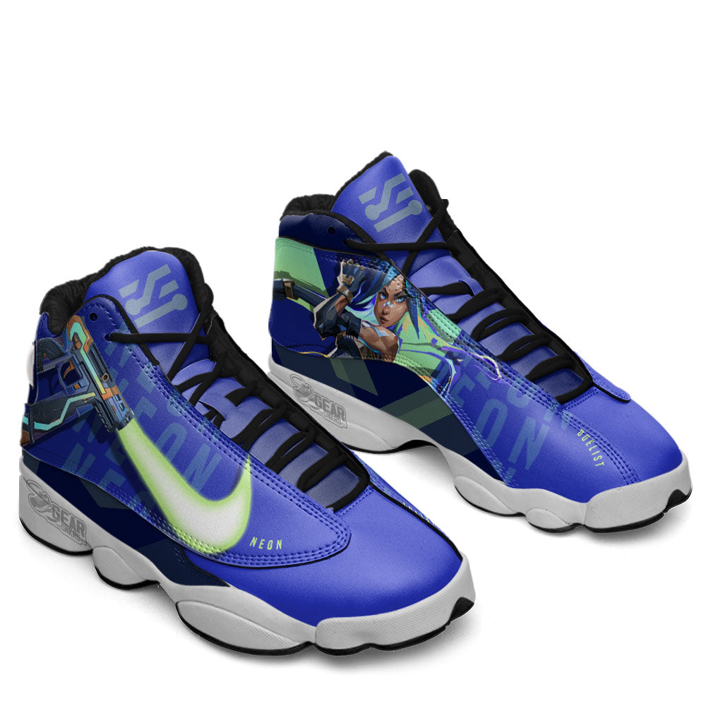 Ideafootwear Neon AJ13 Sneakers Shoes For Men And Women 1