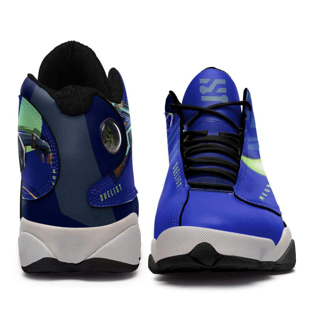Ideafootwear Neon AJ13 Sneakers Shoes For Men And Women 1