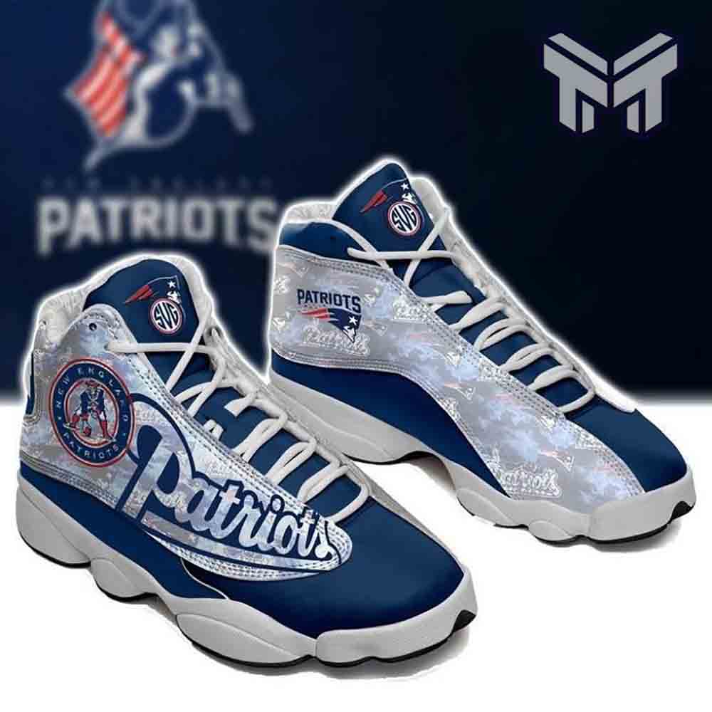 Ideafootwear New England Patriots AJ13 Sneakers Shoes For Men And Women 7