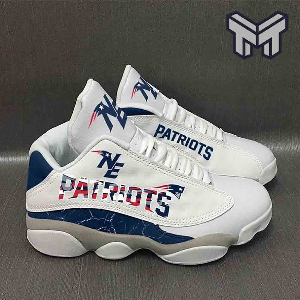 Ideafootwear New England Patriots AJ13 Sneakers Shoes For Men And Women 8