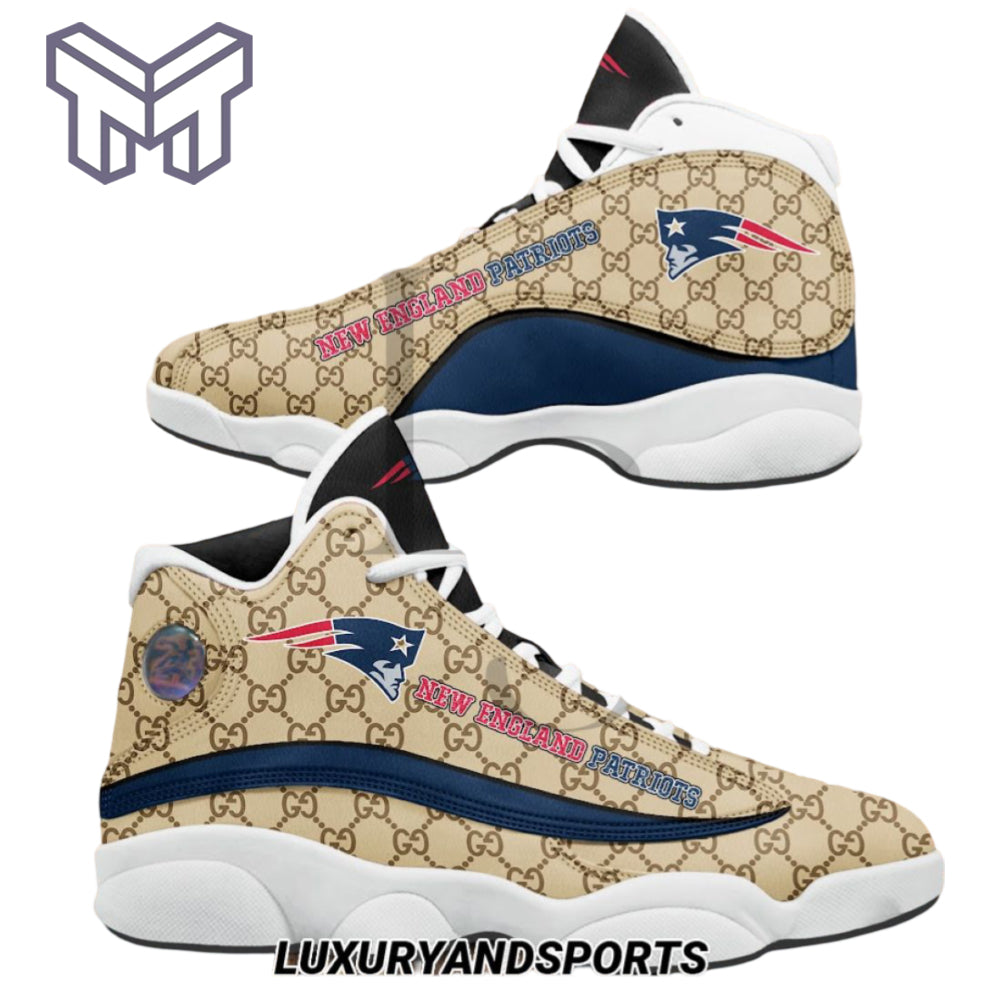 Ideafootwear New England Patriots AJ13 Sneakers Shoes For Men And Women 6
