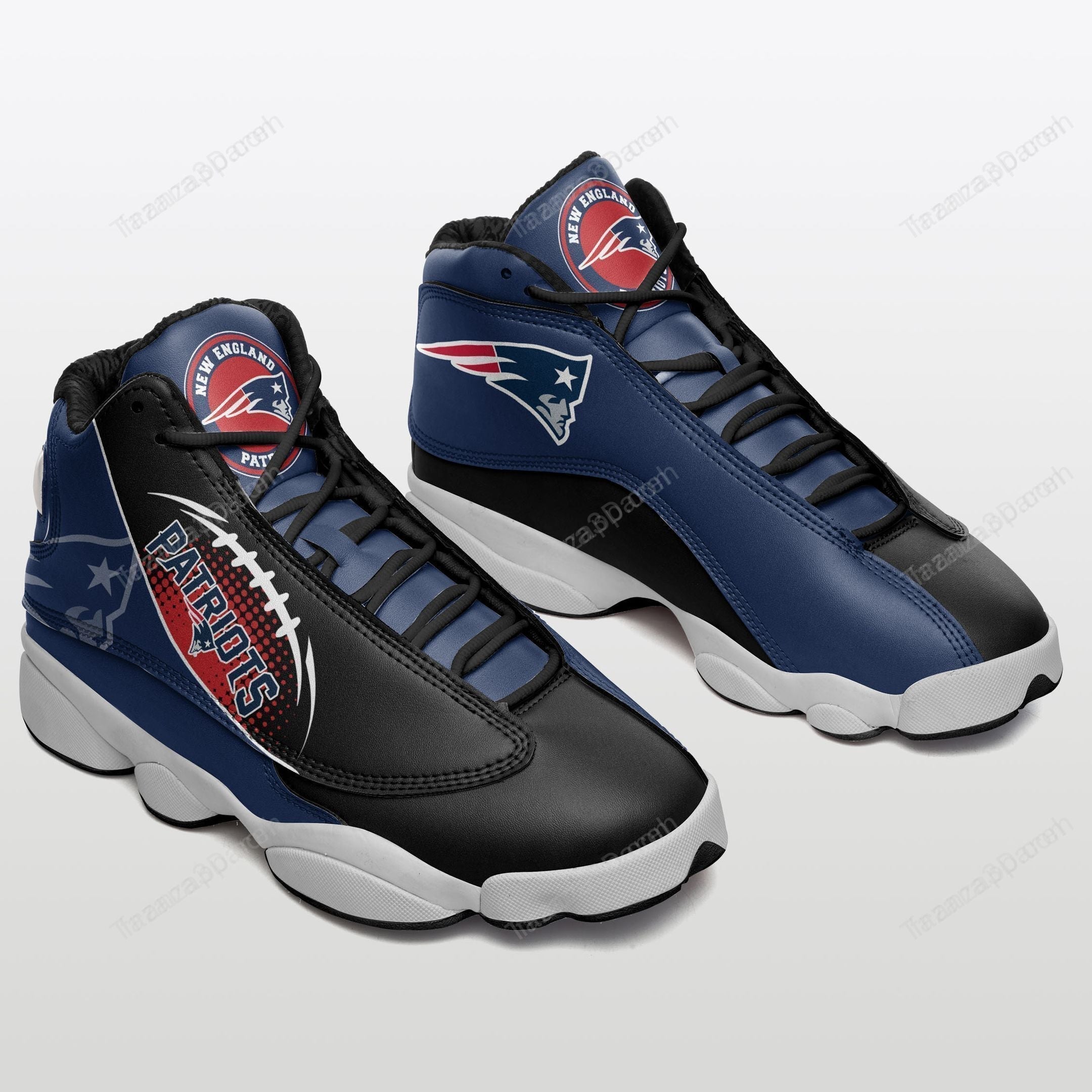 Ideafootwear New England Patriots AJ13 Sneakers Shoes For Men And Women 21