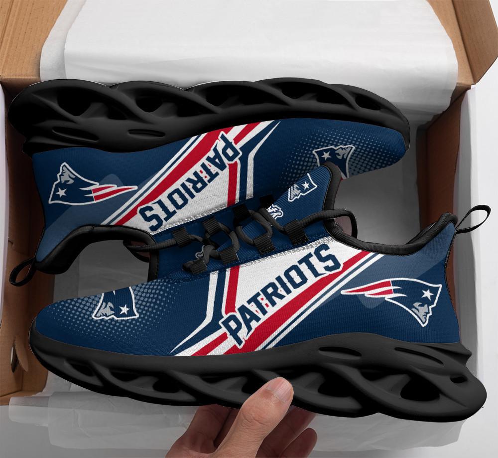 Ideafootwear New England Patriots Max Soul Shoes Sneakers For Men And Women 21