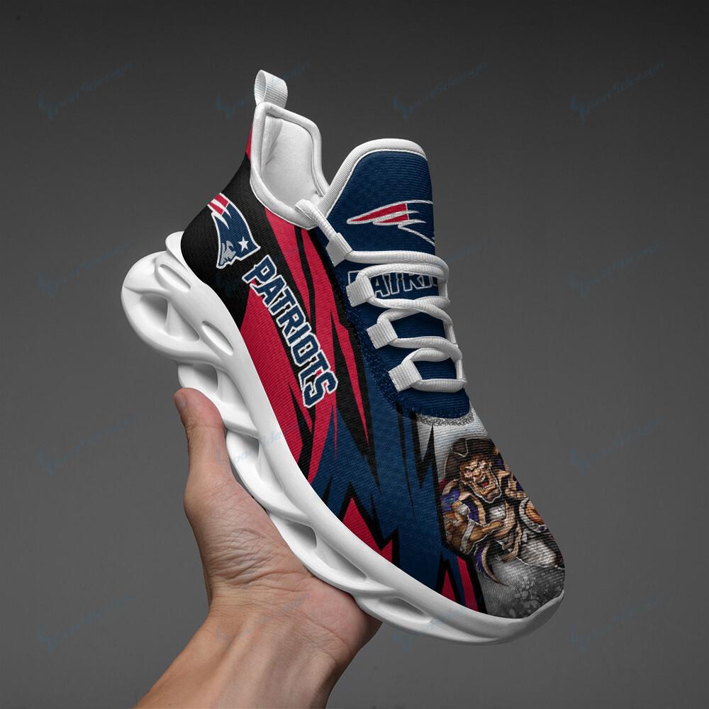 Ideafootwear New England Patriots Max Soul Shoes Sneakers For Men And Women 15