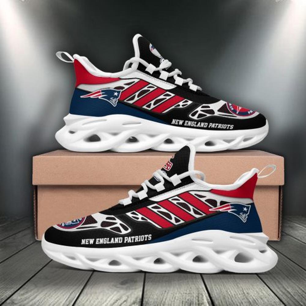 Ideafootwear New England Patriots Max Soul Shoes Sneakers For Men And Women 8