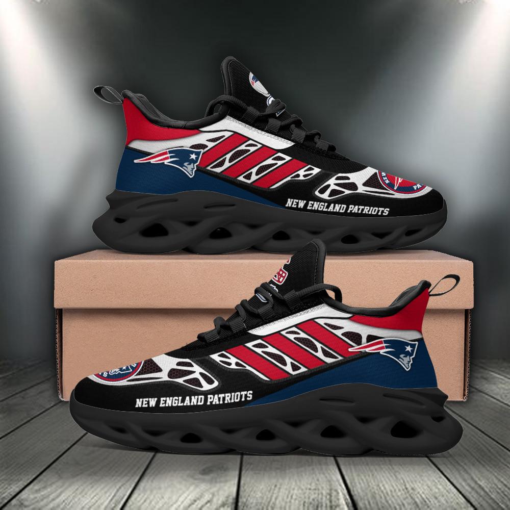 Ideafootwear New England Patriots Max Soul Shoes Sneakers For Men And Women 8