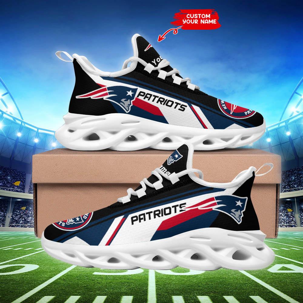 Ideafootwear New England Patriots Max Soul Shoes Sneakers For Men And Women 41