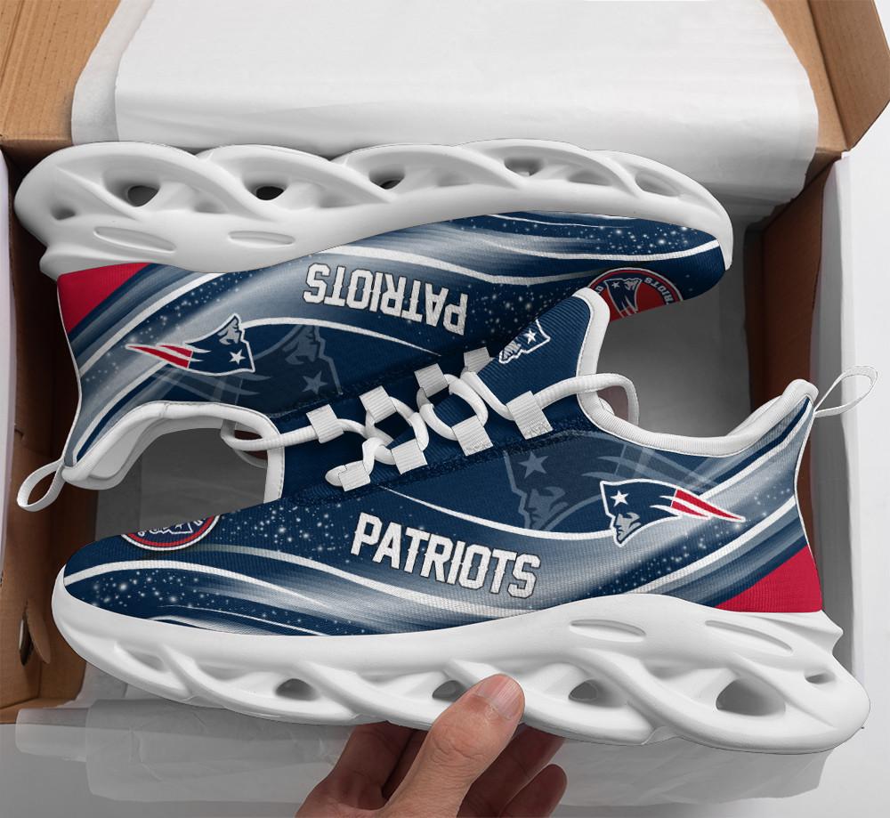 Ideafootwear New England Patriots Max Soul Shoes Sneakers For Men And Women 17