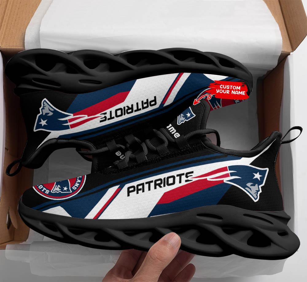 Ideafootwear New England Patriots Max Soul Shoes Sneakers For Men And Women 41
