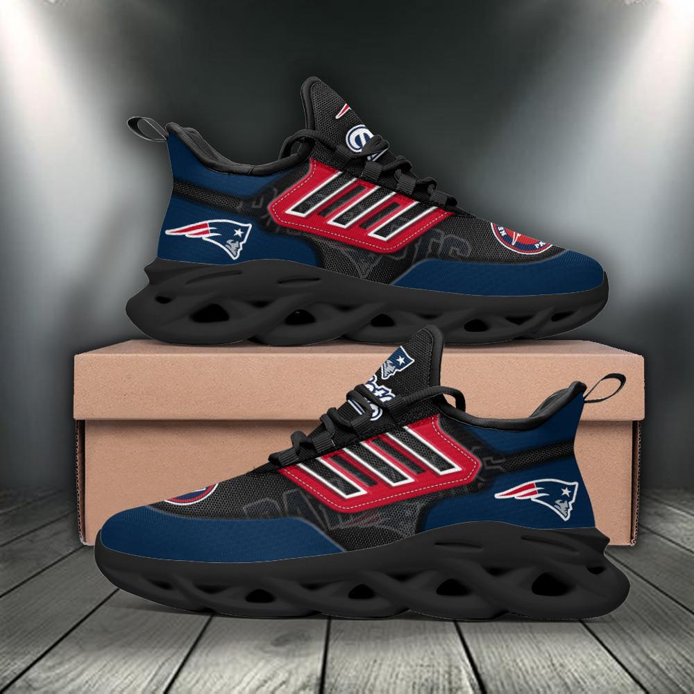 Ideafootwear New England Patriots Max Soul Shoes Sneakers For Men And Women 12