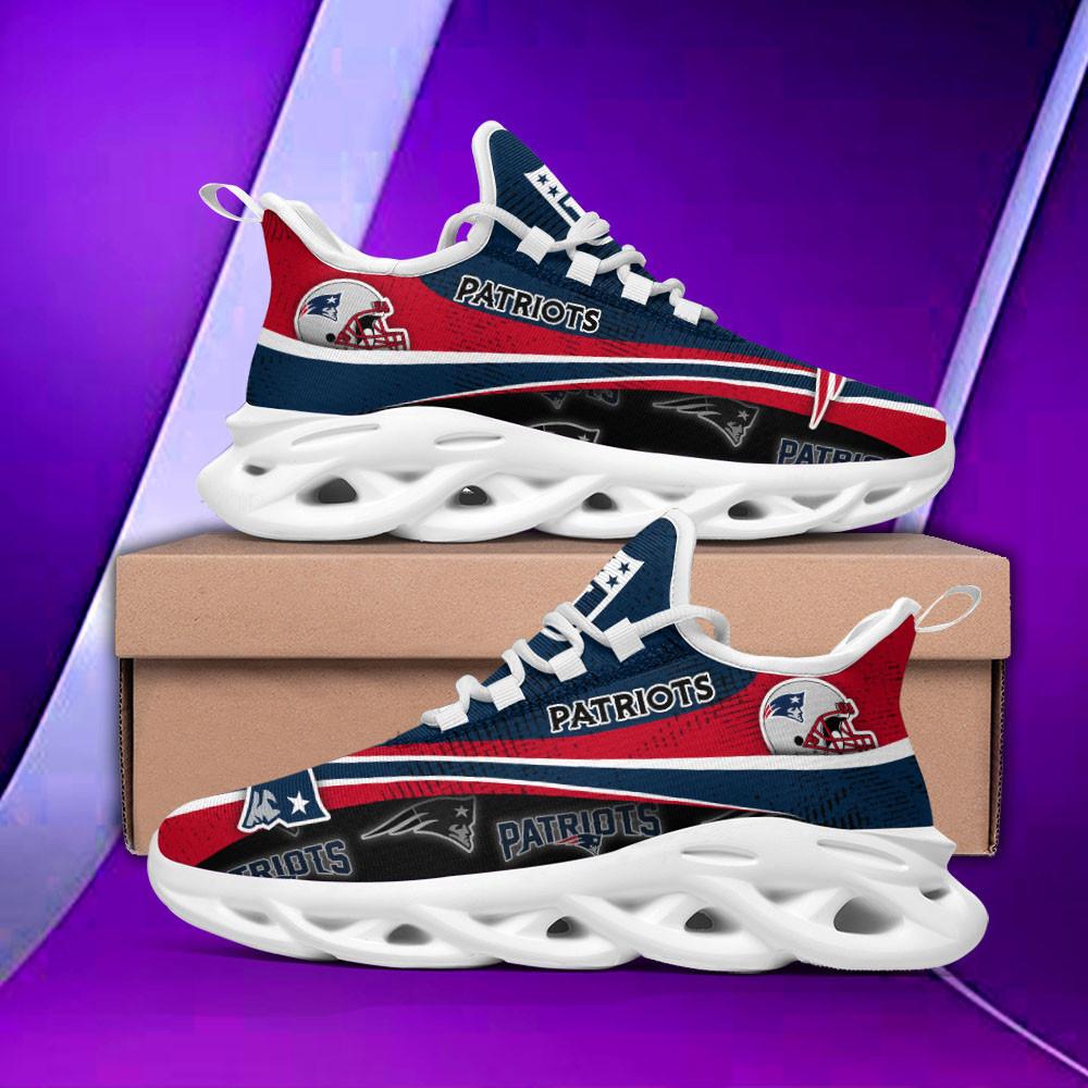 Ideafootwear New England Patriots Max Soul Shoes Sneakers For Men And Women 20