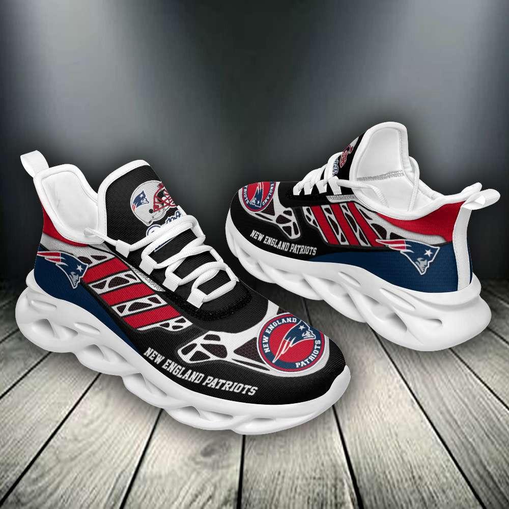 Ideafootwear New England Patriots Max Soul Shoes Sneakers For Men And Women 8