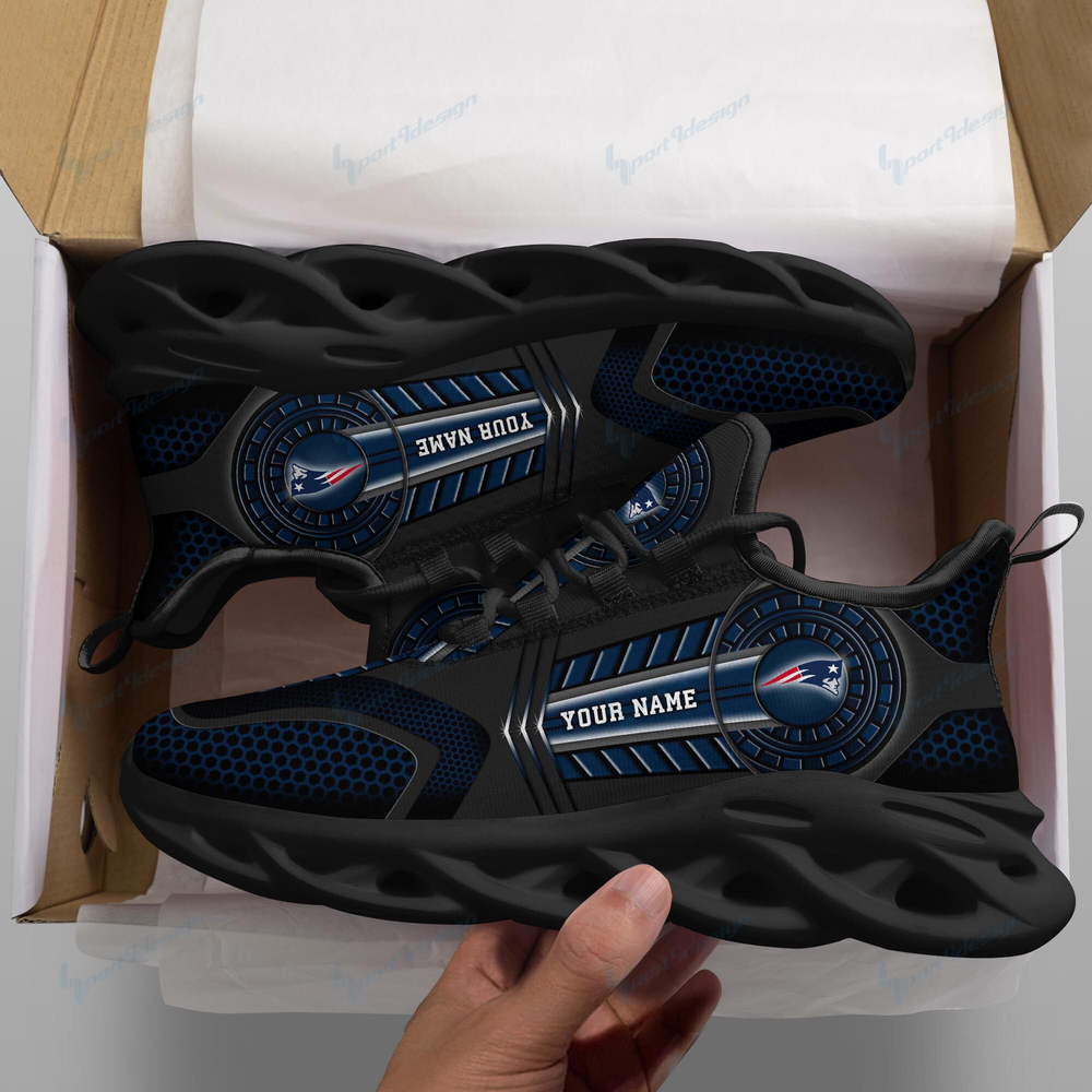 Ideafootwear New England Patriots Max Soul Shoes Sneakers For Men And Women 51