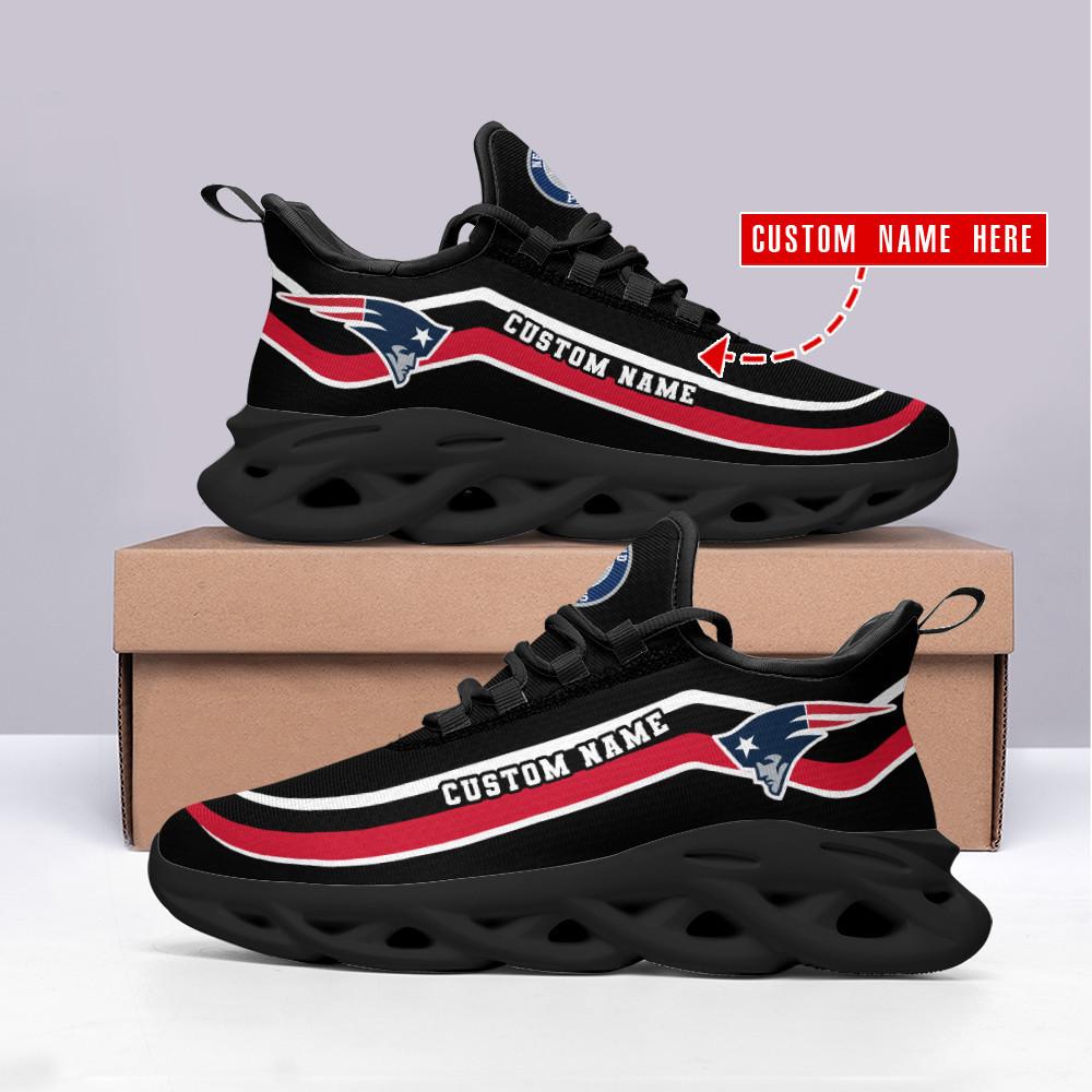 Ideafootwear New England Patriots Max Soul Shoes Sneakers For Men And Women 39