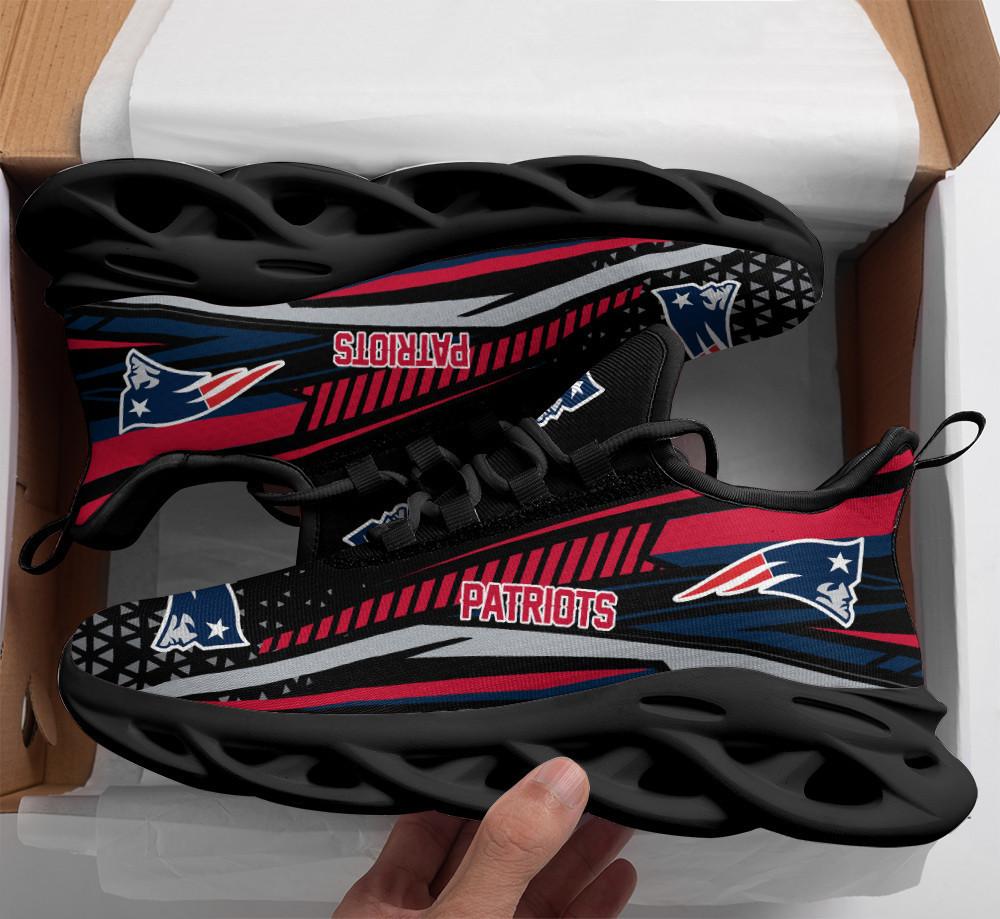 Ideafootwear New England Patriots Max Soul Shoes Sneakers For Men And Women 22