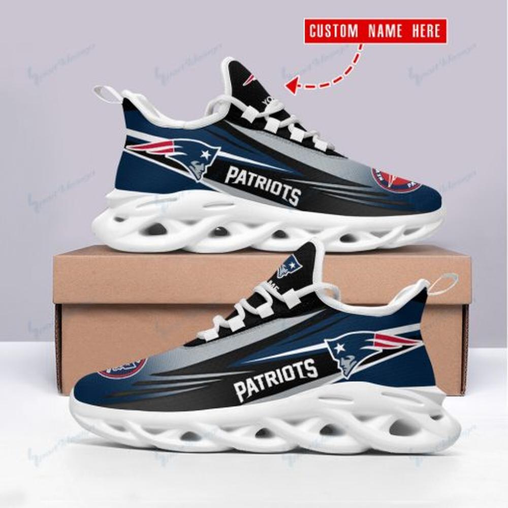 Ideafootwear New England Patriots Max Soul Shoes Sneakers For Men And Women 47