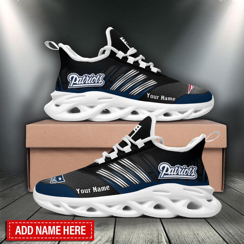 Ideafootwear New England Patriots Max Soul Shoes Sneakers For Men And Women 43