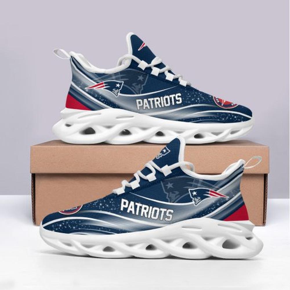 Ideafootwear New England Patriots Max Soul Shoes Sneakers For Men And Women 17