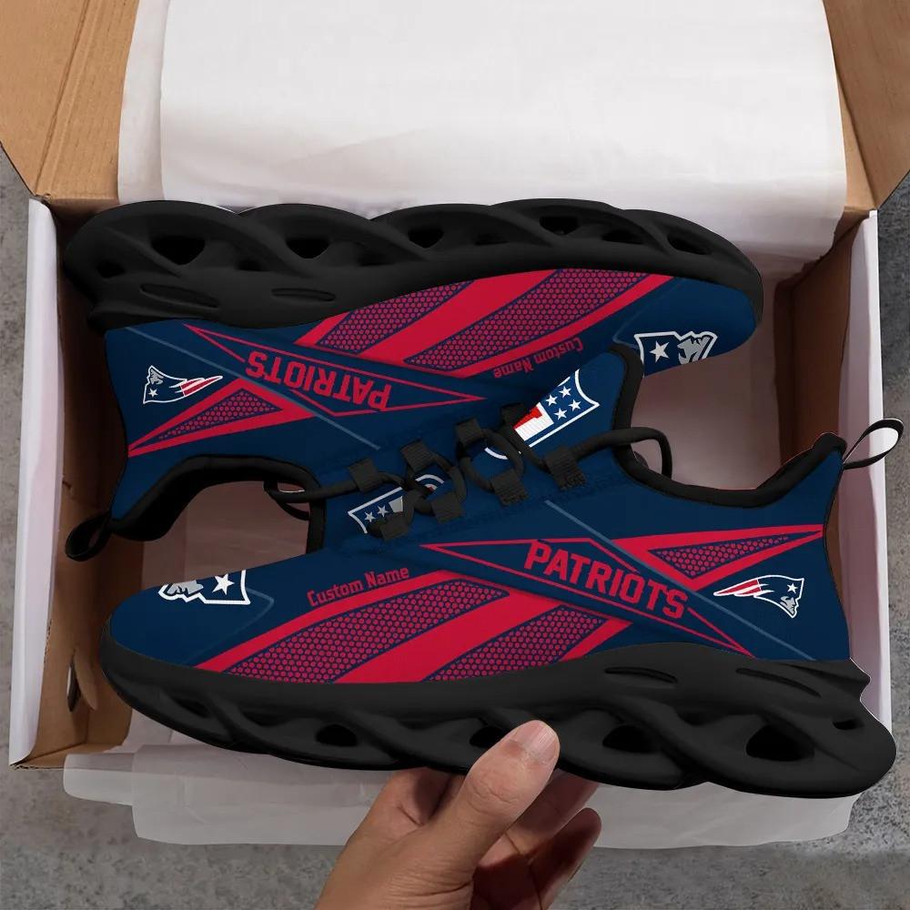 Ideafootwear New England Patriots Max Soul Shoes Sneakers For Men And Women 3