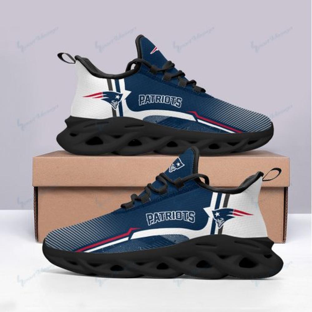 Ideafootwear New England Patriots Max Soul Shoes Sneakers For Men And Women 16