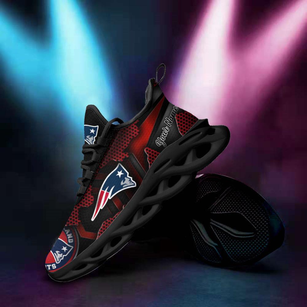 Ideafootwear New England Patriots Max Soul Shoes Sneakers For Men And Women 42