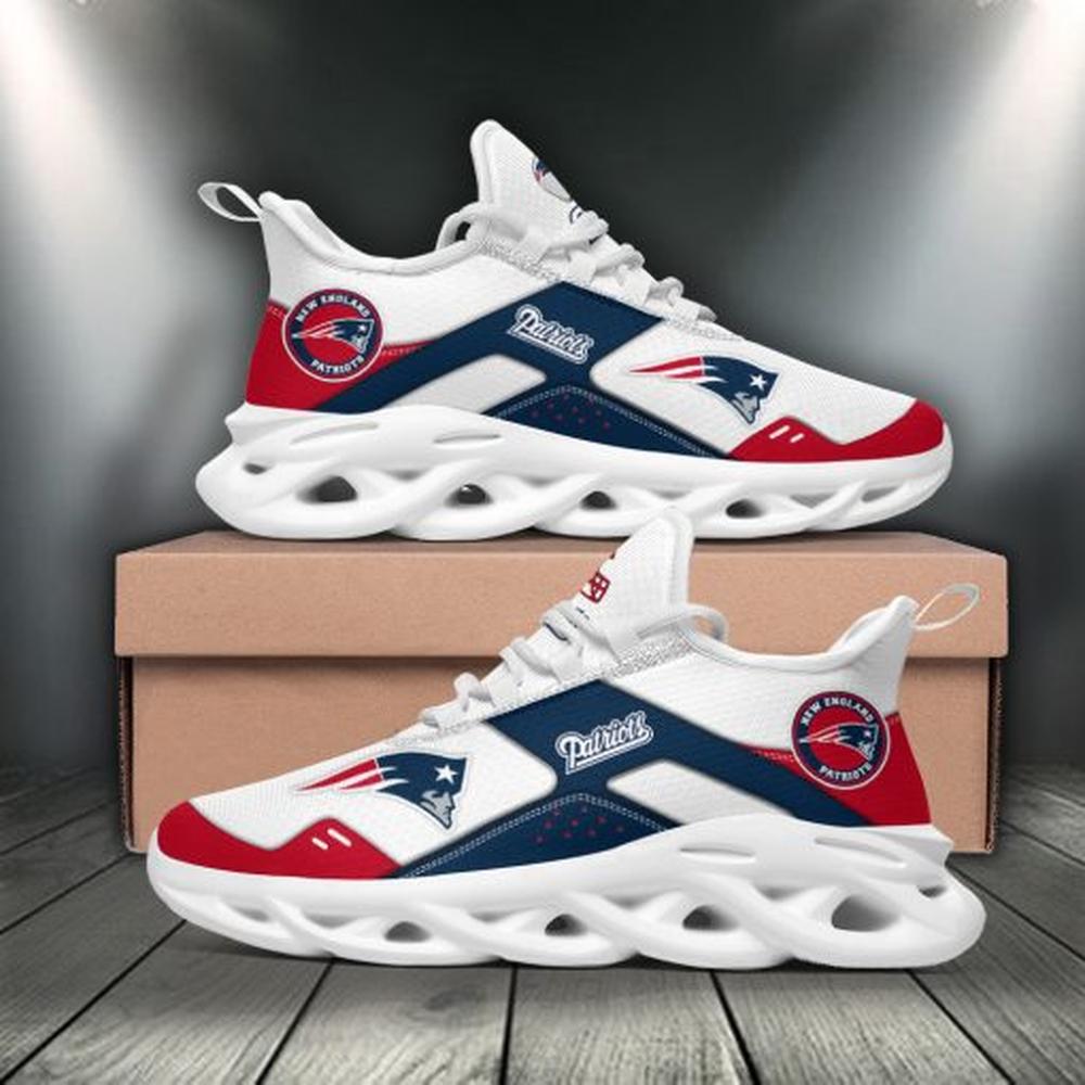 Ideafootwear New England Patriots Max Soul Shoes Sneakers For Men And Women 2