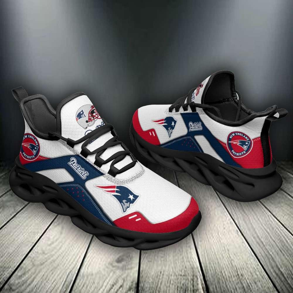 Ideafootwear New England Patriots Max Soul Shoes Sneakers For Men And Women 2