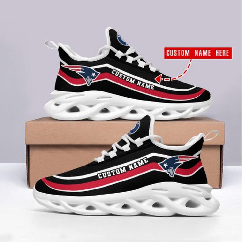 Ideafootwear New England Patriots Max Soul Shoes Sneakers For Men And Women 39