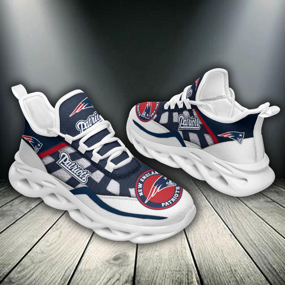 Ideafootwear New England Patriots Max Soul Shoes Sneakers For Men And Women 9