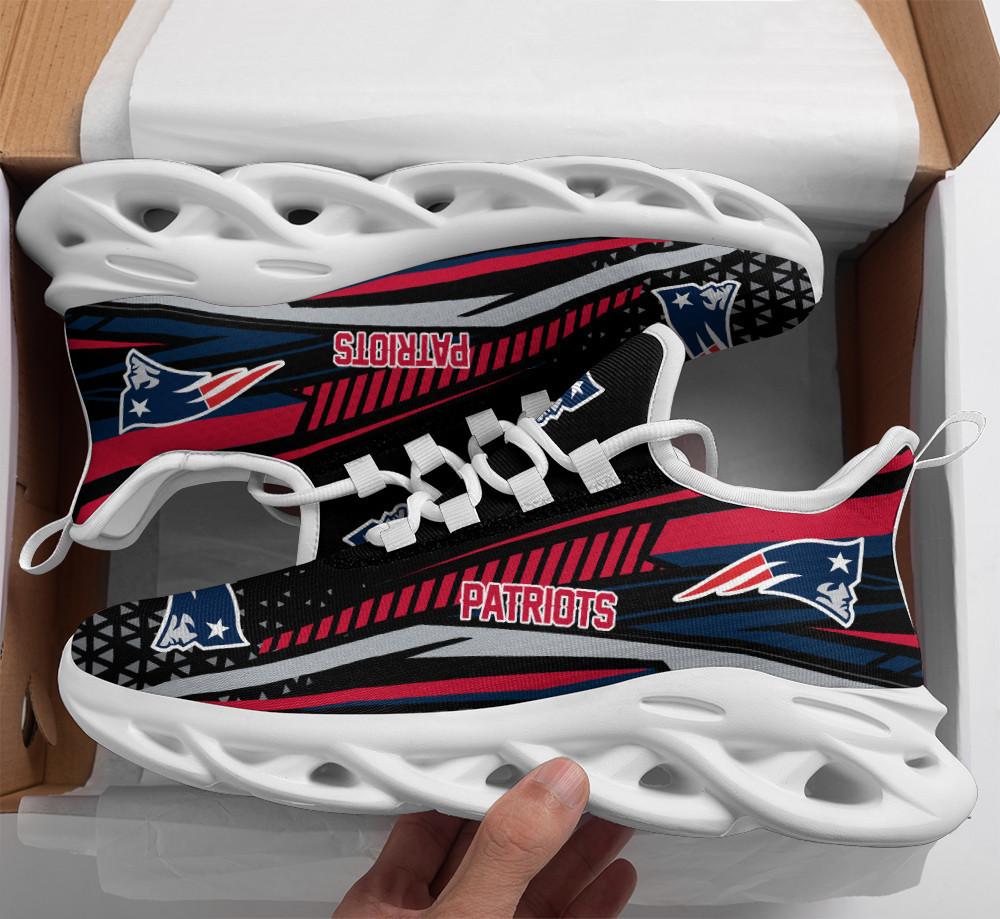 Ideafootwear New England Patriots Max Soul Shoes Sneakers For Men And Women 22
