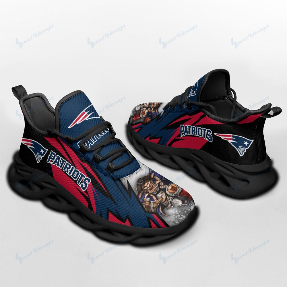 Ideafootwear New England Patriots Max Soul Shoes Sneakers For Men And Women 15