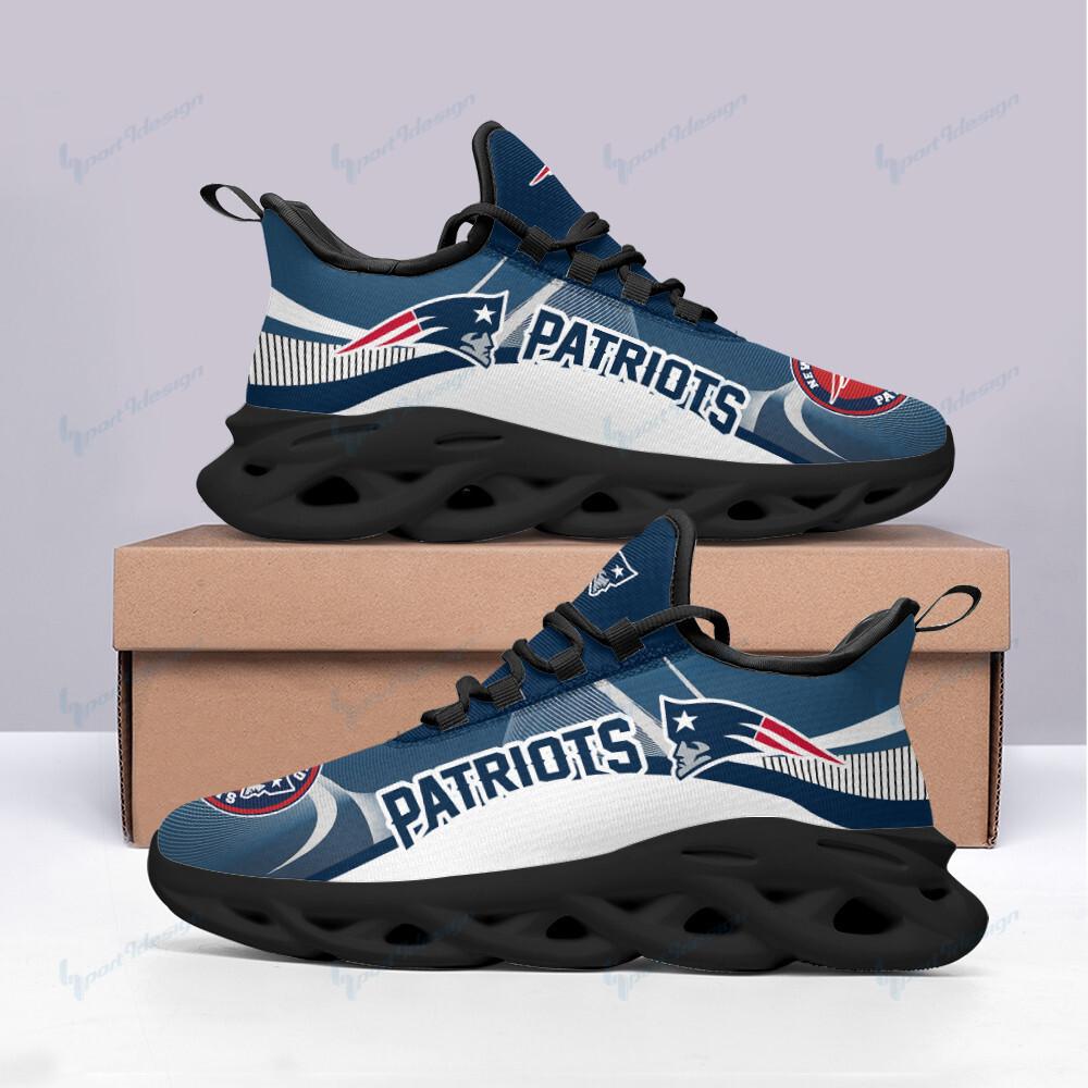 Ideafootwear New England Patriots Max Soul Shoes Sneakers For Men And Women 19