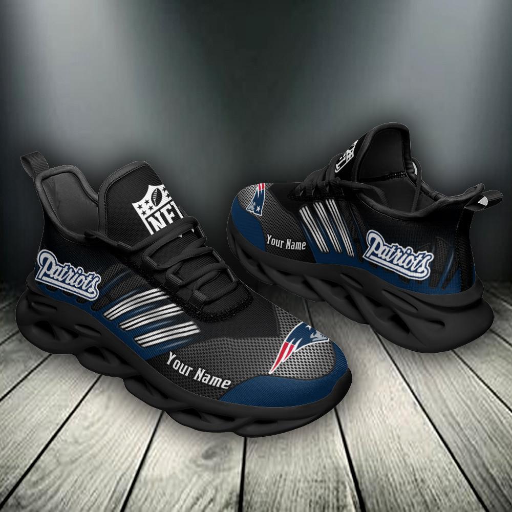 Ideafootwear New England Patriots Max Soul Shoes Sneakers For Men And Women 43