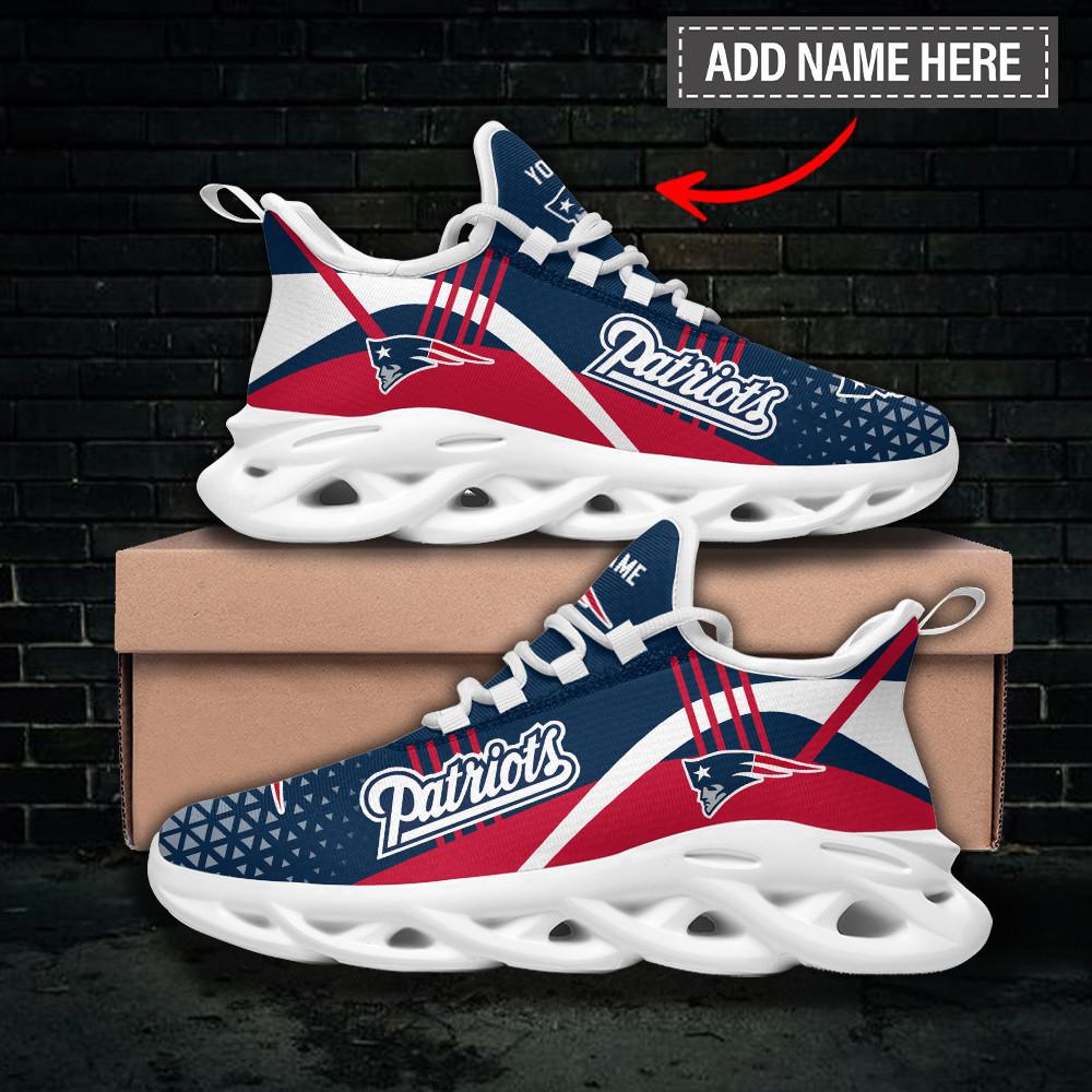 Ideafootwear New England Patriots Max Soul Shoes Sneakers For Men And Women 40