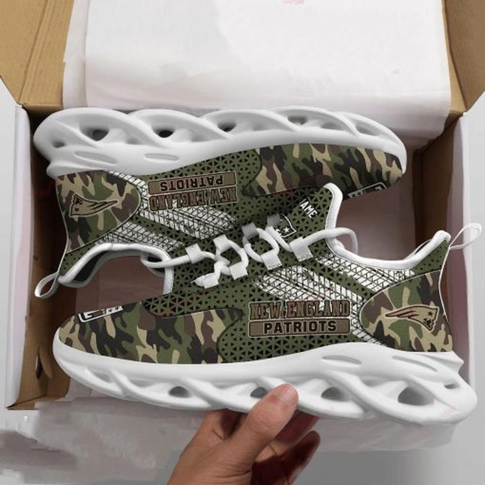 Ideafootwear New England Patriots Max Soul Shoes Sneakers For Men And Women 1