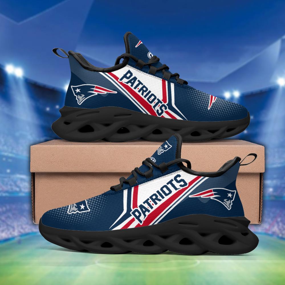 Ideafootwear New England Patriots Max Soul Shoes Sneakers For Men And Women 21