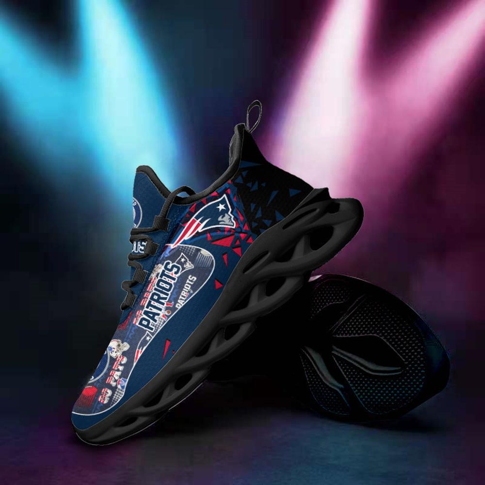 Ideafootwear New England Patriots Max Soul Shoes Sneakers For Men And Women 18